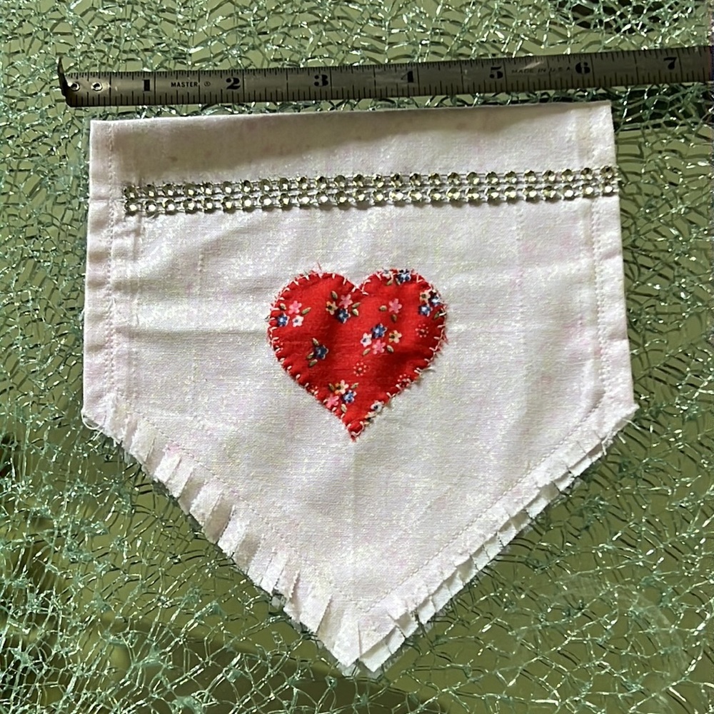 Dog Bandana New handmade scarf for dogs-small size fits small dog 🐶